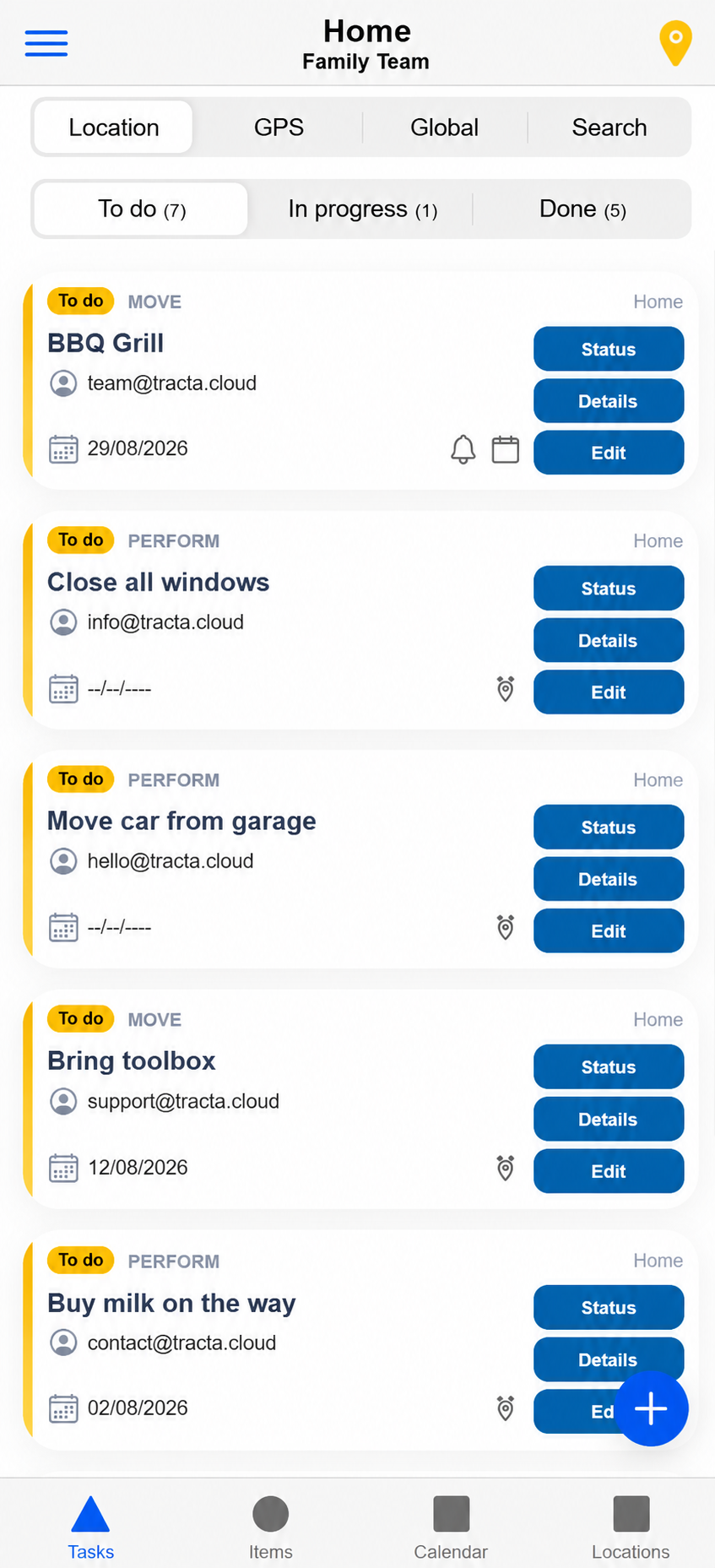 Tasks